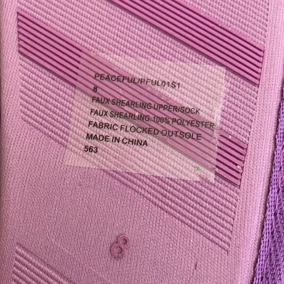 Steve Madden Peaceful Purple Faux Fur Slipper - Picture 6 of 6